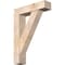 Ekena Millwork Traditional Craftsman Smooth Bracket w/ Offset Brace, Douglas Fir, 7 1/2"W x 30"D x 42"H BKT0806X30X42TRA04SDF - alternate 1